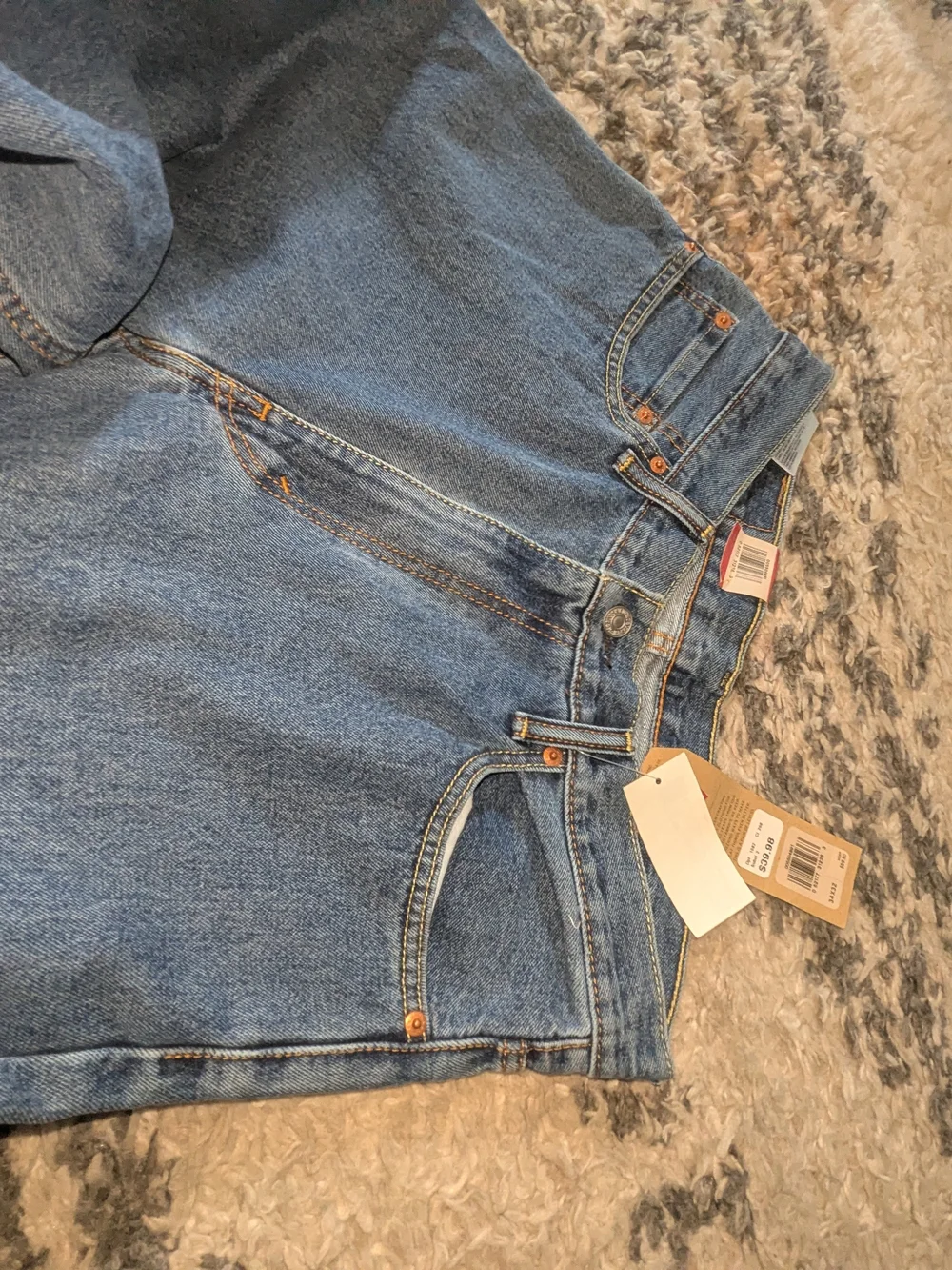 Levi's Men's Relaxed Straight Jeans - Medium Blue Denim